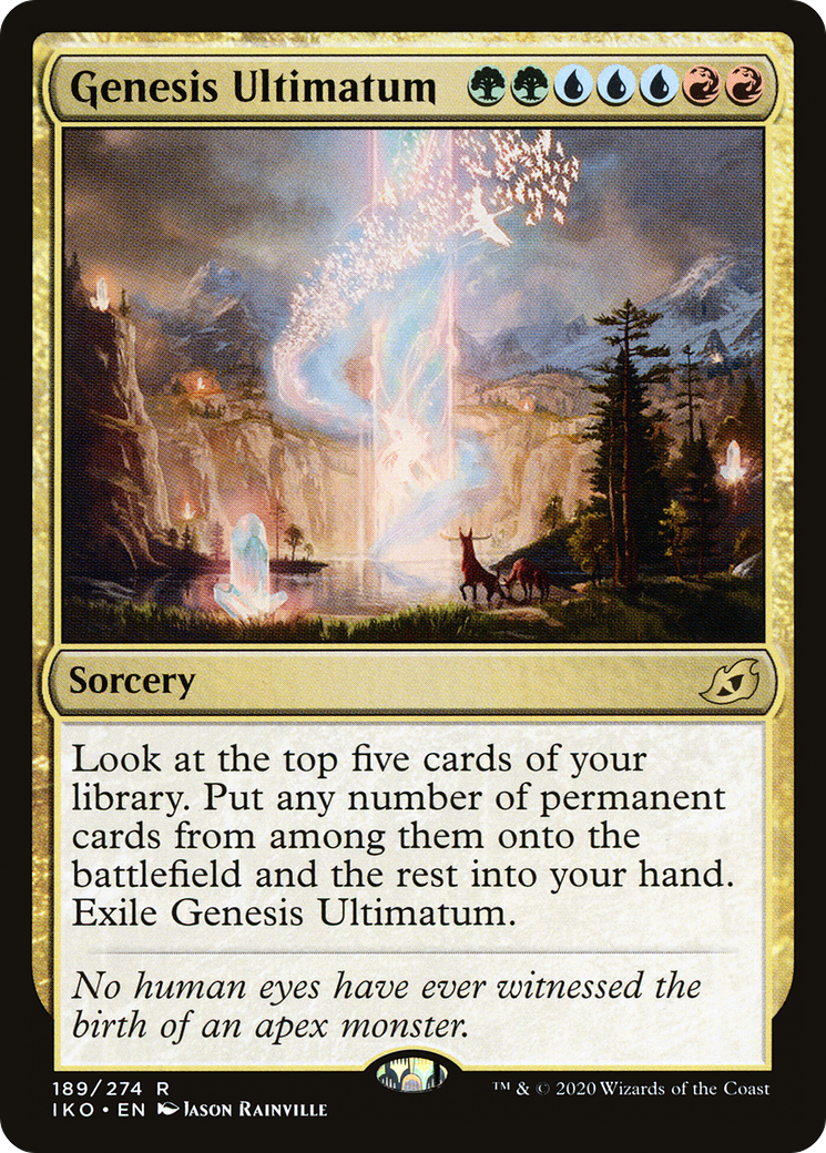 Genesis Ultimatum [Ikoria: Lair of Behemoths] Foil