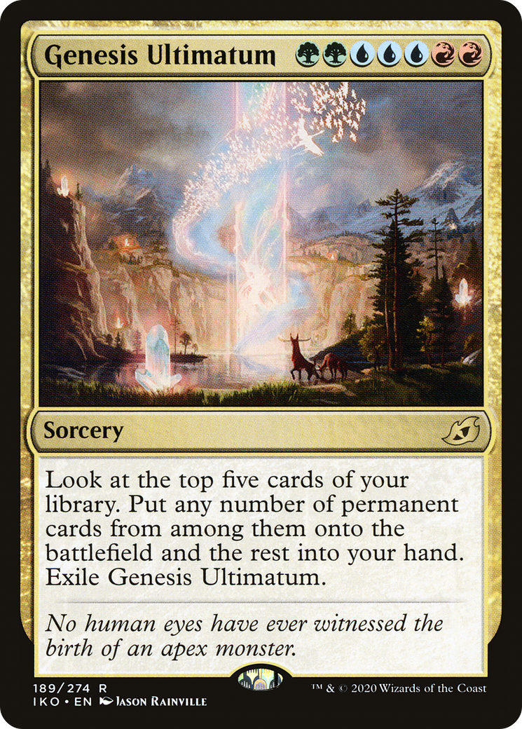 Genesis Ultimatum [Ikoria: Lair of Behemoths] Foil