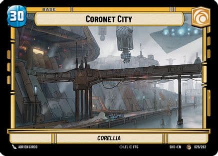 Coronet City // Shield |  (025 // T02)  [Shadows of the Galaxy]