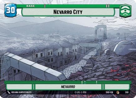 Nevarro City // Shield (Hyperspace) |  (300 // T04)  [Shadows of the Galaxy]
