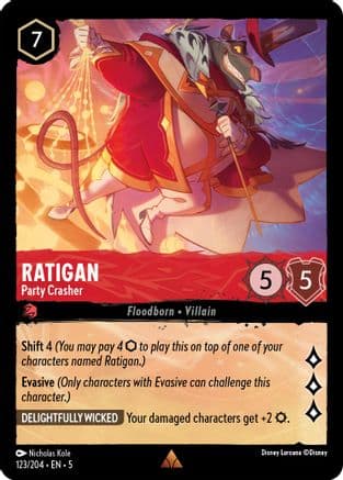 Ratigan - Party Crasher (123/204) [Shimmering Skies] Cold Foil