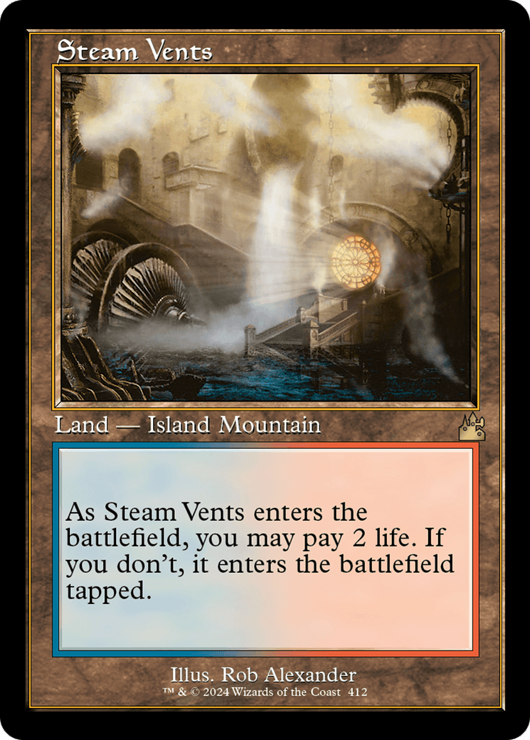Steam Vents (Retro) [Ravnica Remastered] Foil