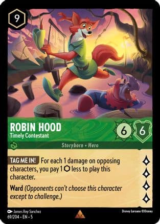 Robin Hood - Timely Contestant (69/204) [Shimmering Skies] Cold Foil