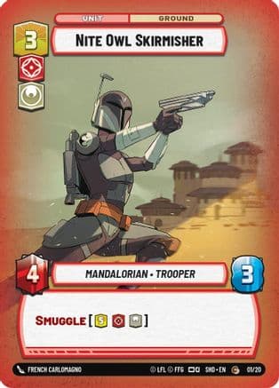 Nite Owl Skirmisher |  (01/20)  [Shadows of the Galaxy Weekly Play Promos]