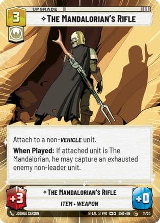 The Mandalorian's Rifle (Hyperspace) |  (11/20)  [Shadows of the Galaxy Weekly Play Promos]