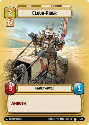 Cloud-Rider | Foil (14/20)  [Shadows of the Galaxy Weekly Play Promos]