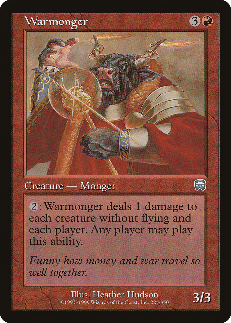 Warmonger [Mercadian Masques] Foil