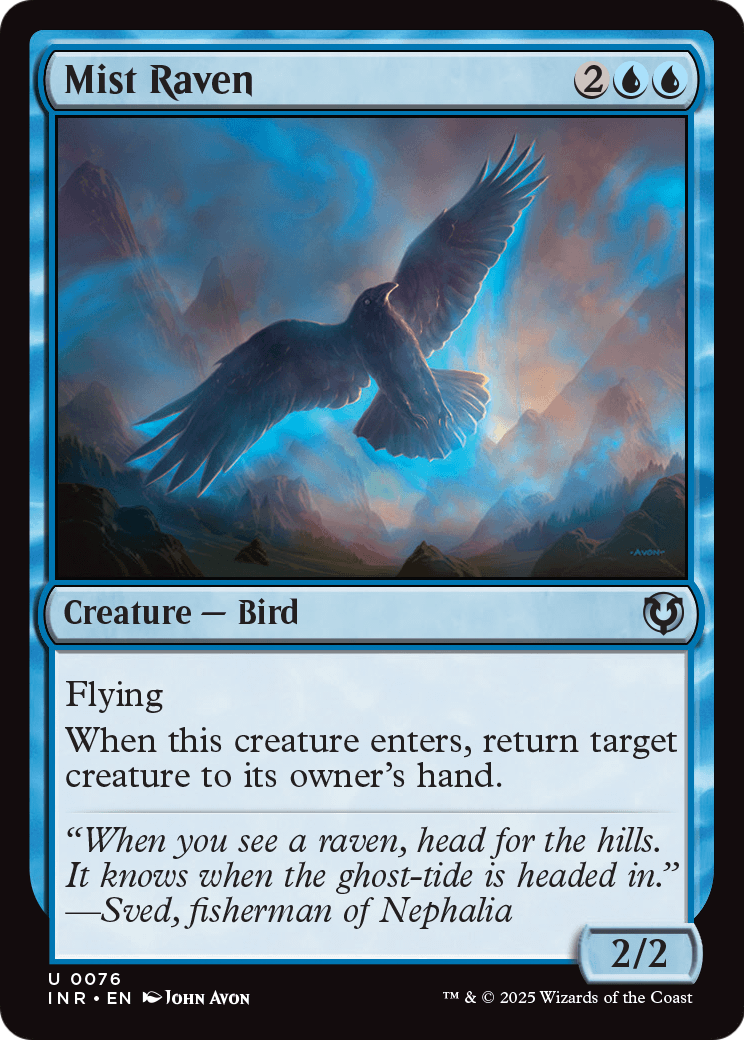 Mist Raven (-076) [Innistrad Remastered]