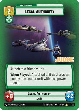 Legal Authority | Foil (1/2)  [Judge Promos]
