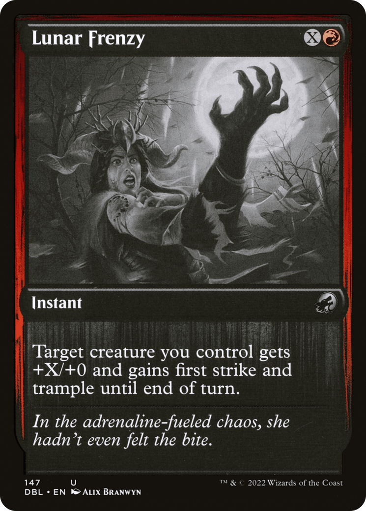 Lunar Frenzy [Innistrad: Double Feature] Foil