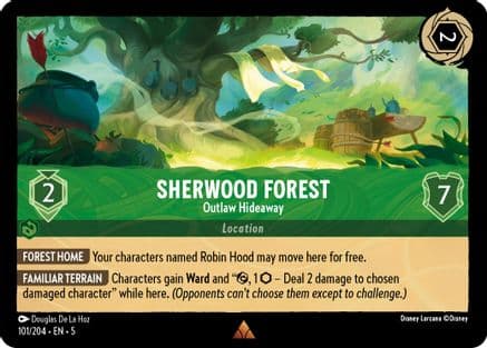 Sherwood Forest - Outlaw Hideaway (101/204) [Shimmering Skies] Cold Foil