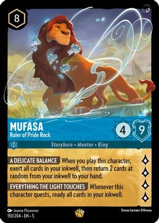 Mufasa - Ruler of Pride Rock (150/204) [Shimmering Skies]
