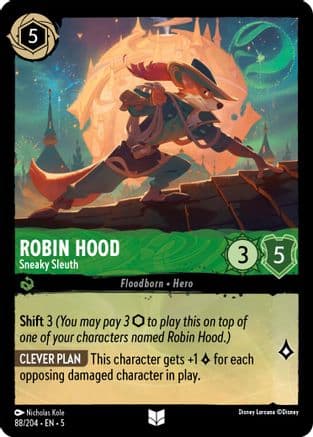 Robin Hood - Sneaky Sleuth (88/204) [Shimmering Skies] Cold Foil