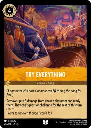 Try Everything (25/204) [Shimmering Skies] Cold Foil