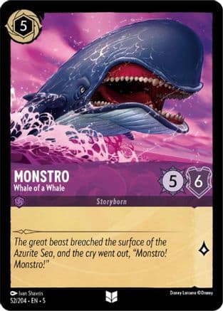 Monstro - Whale of a Whale (52/204) [Shimmering Skies] Cold Foil