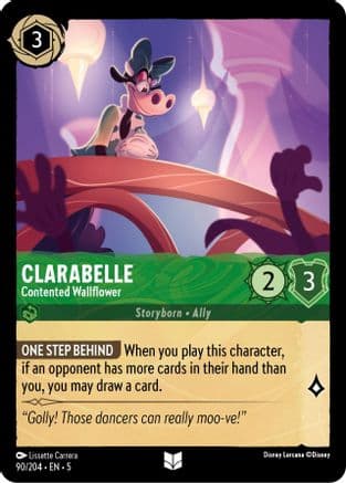 Clarabelle - Contented Wallflower (90/204) [Shimmering Skies] Cold Foil
