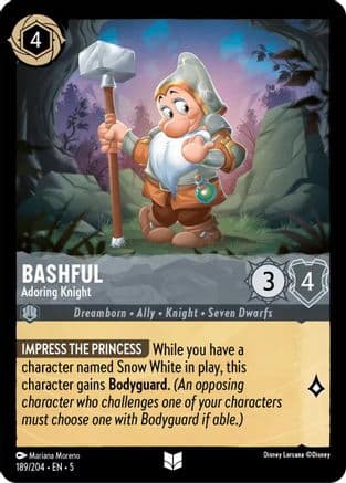 Bashful - Adoring Knight (189/204) [Shimmering Skies] Cold Foil