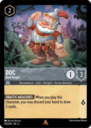 Doc - Bold Knight (193/204) [Shimmering Skies] Cold Foil