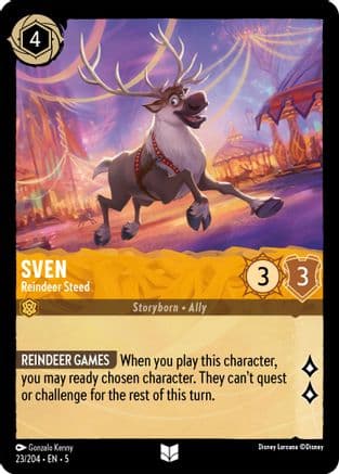 Sven - Reindeer Steed (23/204) [Shimmering Skies] Cold Foil