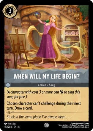 When Will My Life Begin? (197/204) [Shimmering Skies] Cold Foil