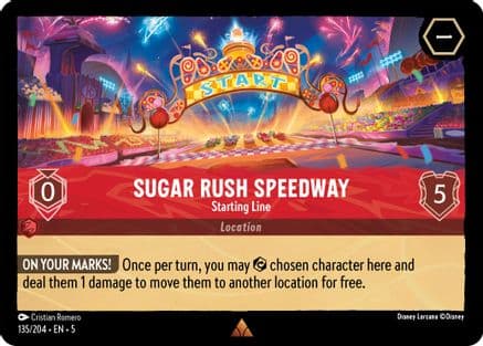 Sugar Rush Speedway - Starting Line (135/204) [Shimmering Skies] Cold Foil