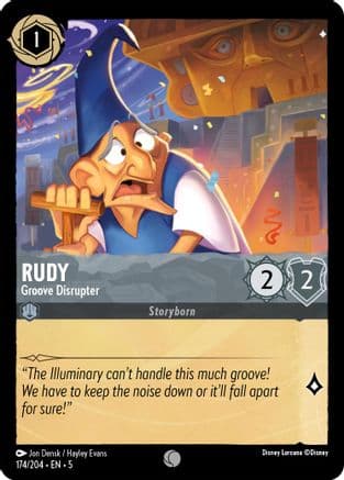 Rudy - Groove Disrupter (174/204) [Shimmering Skies] Cold Foil