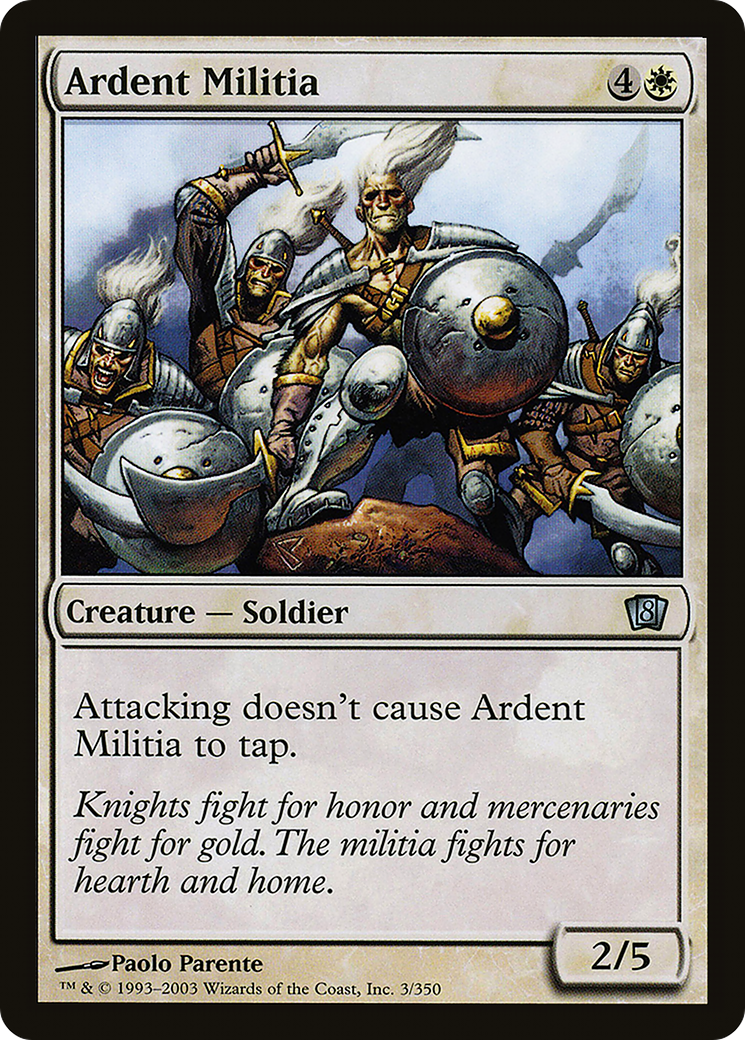 Ardent Militia [Eighth Edition] Foil