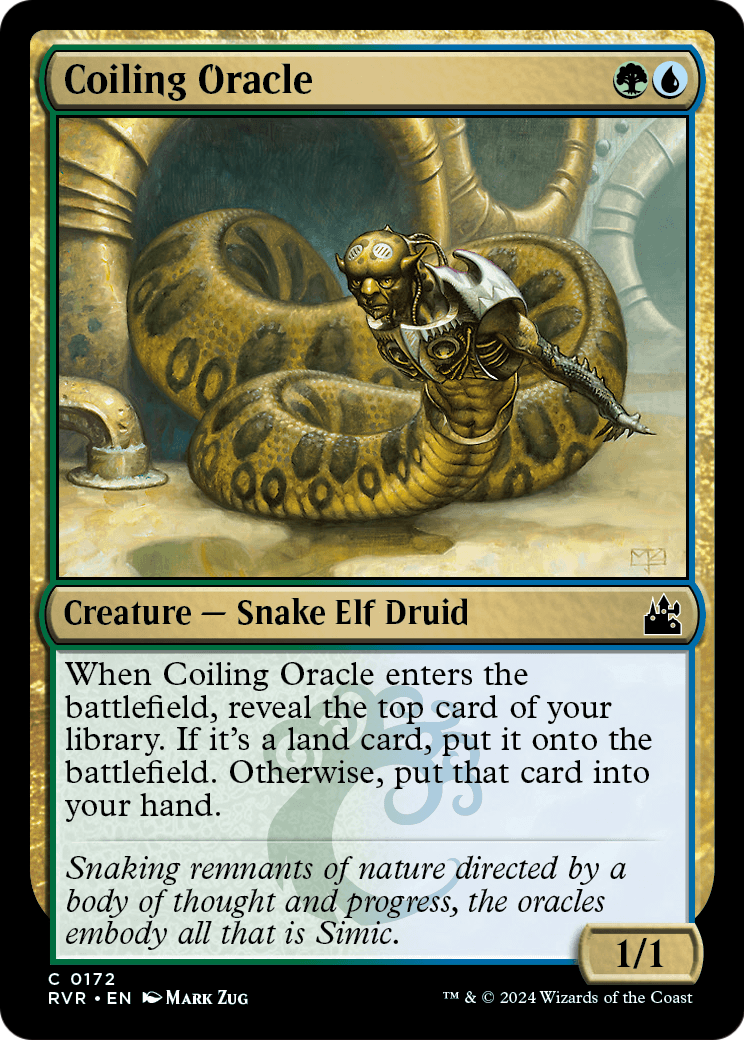 Coiling Oracle [Ravnica Remastered] Foil
