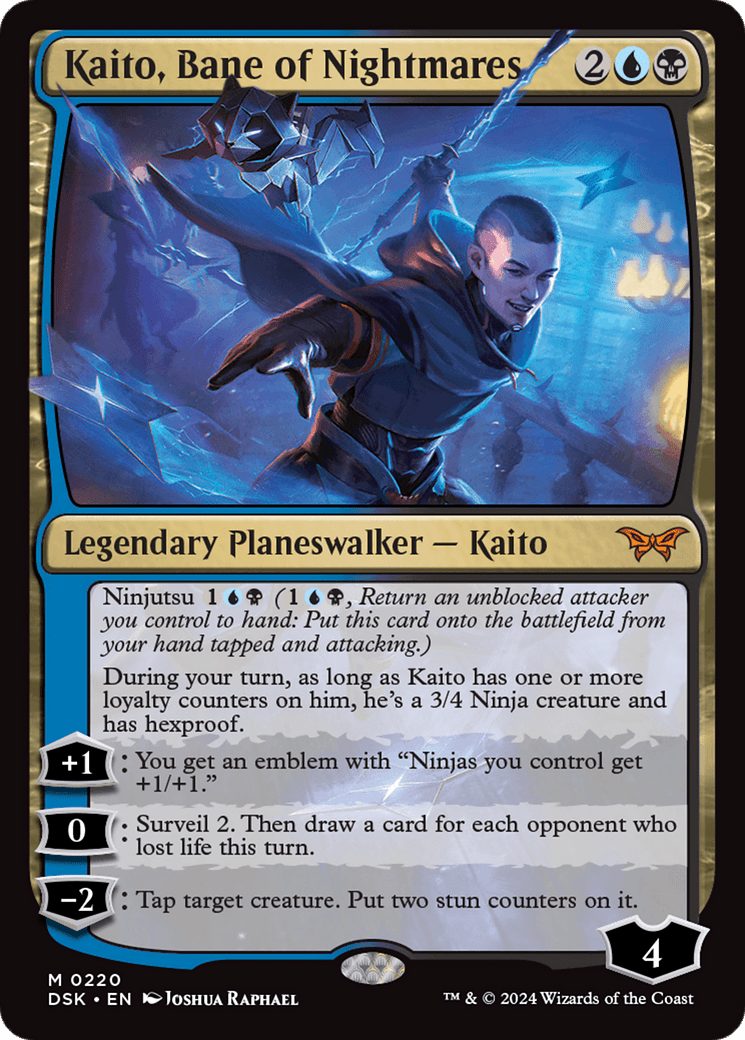 Kaito, Bane of Nightmares [Duskmourn: House of Horror] Foil