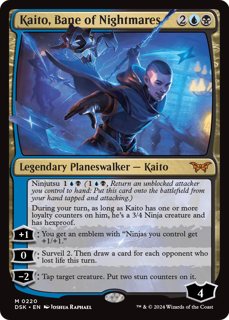 Kaito, Bane of Nightmares [Duskmourn: House of Horror] Foil