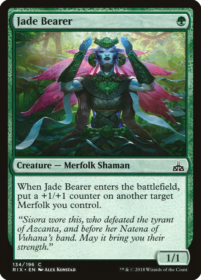 Jade Bearer 134/196 (Rivals of Ixalan)  - Foil