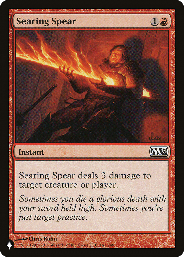Searing Spear |  (M13-147) [The List]
