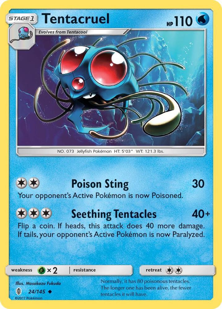 Tentacruel 24/145 (SM - Guardians Rising) 