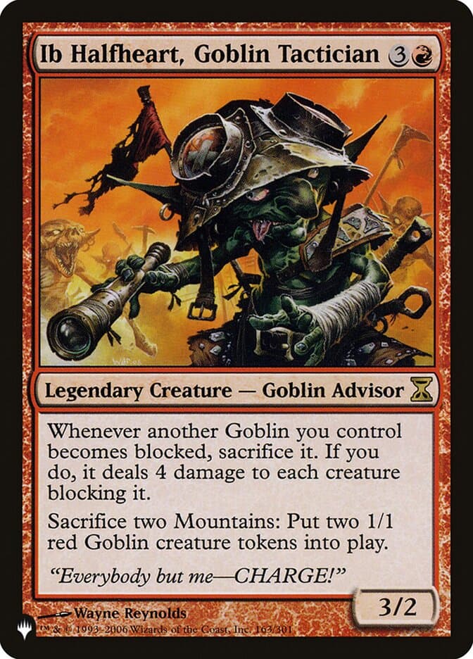 Ib Halfheart, Goblin Tactician |  (TSP-163) [The List]