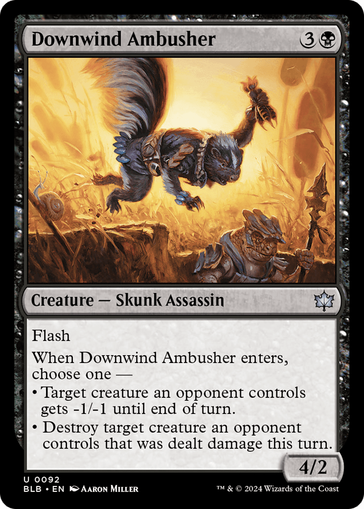 Downwind Ambusher [Bloomburrow] Foil