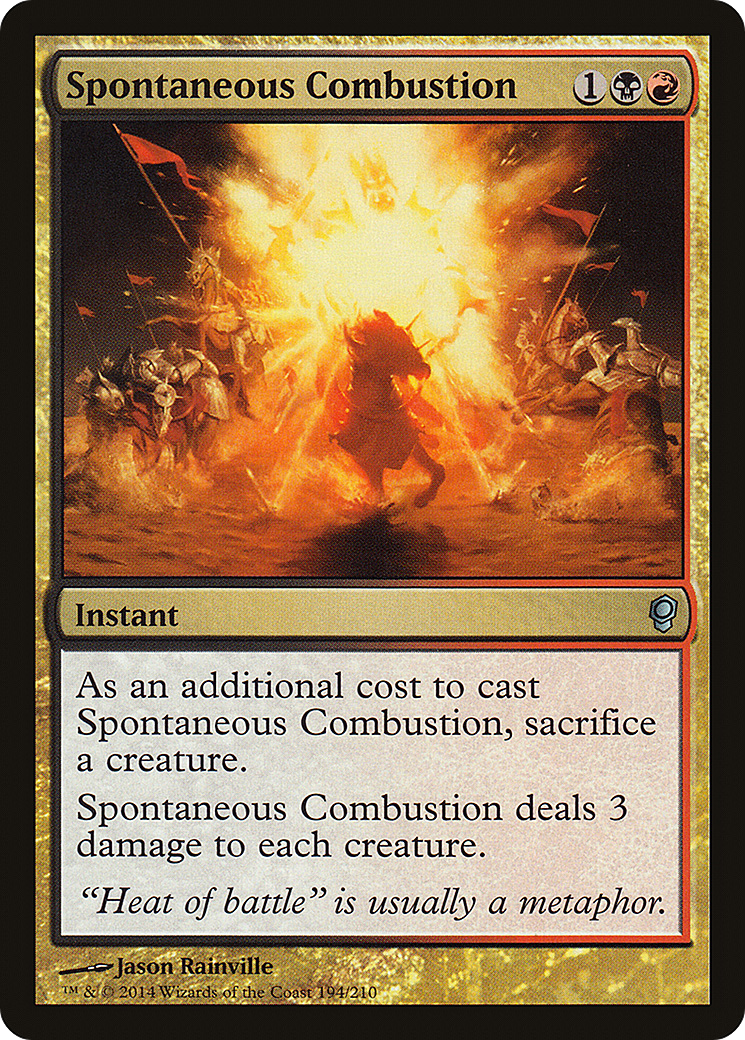 Spontaneous Combustion [Conspiracy] Foil