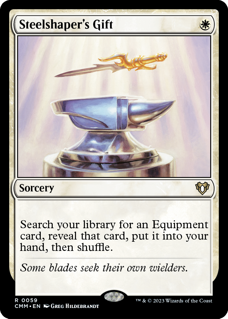 Steelshaper's Gift [Commander Masters] Foil