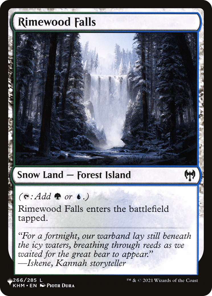 Rimewood Falls |  (KHM-266) [The List]