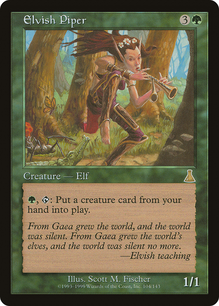Elvish Piper [Urza's Destiny] Foil