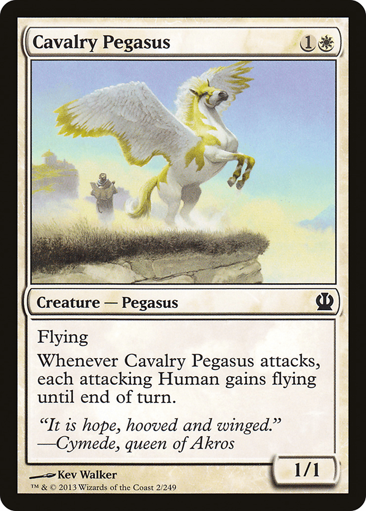 Cavalry Pegasus [Theros] Foil