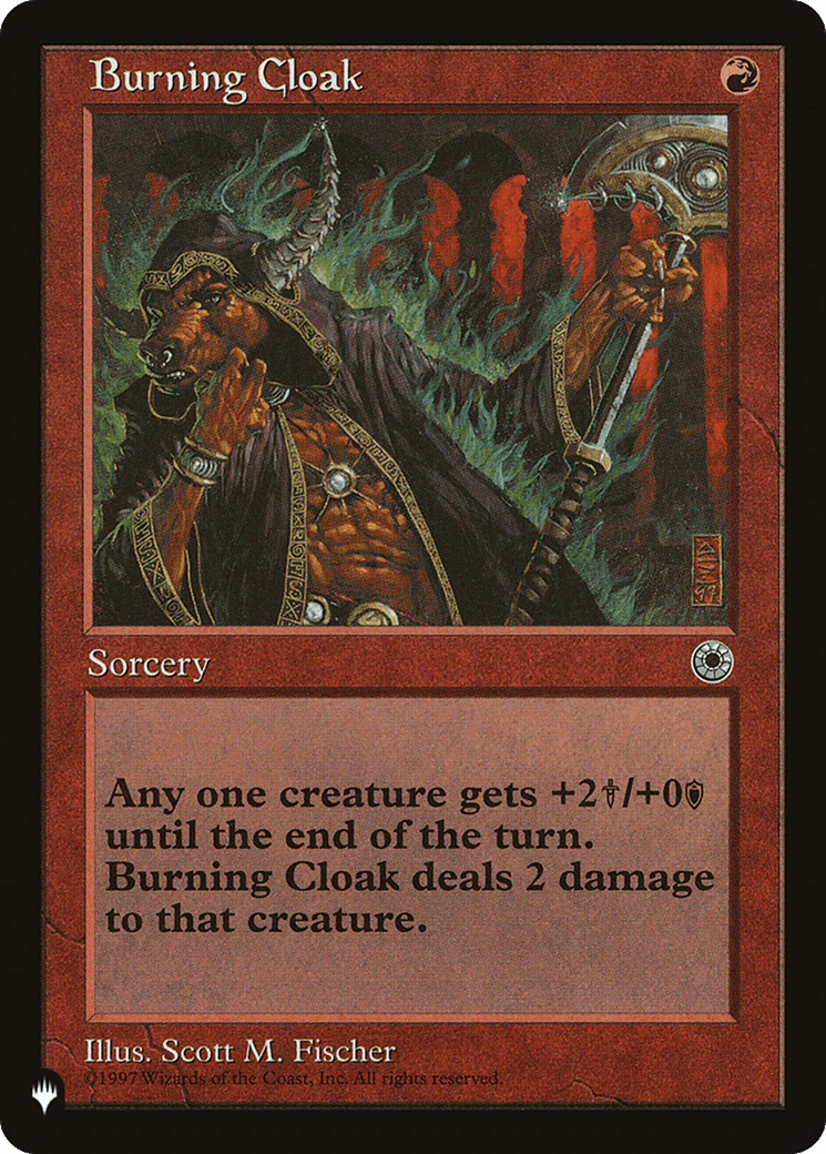 Burning Cloak |  (POR-120) [The List]