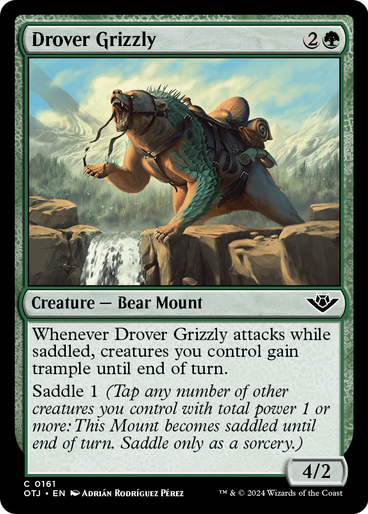 Drover Grizzly [Outlaws of Thunder Junction] Foil