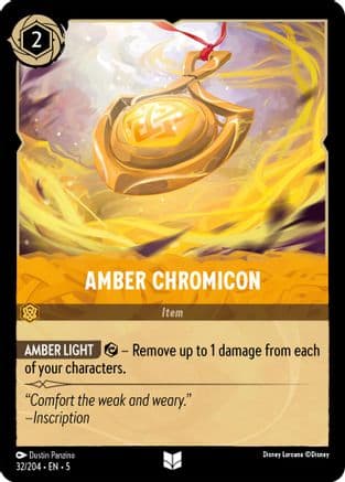 Amber Chromicon (32/204) [Shimmering Skies] Cold Foil