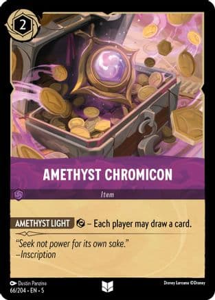 Amethyst Chromicon (66/204) [Shimmering Skies] Cold Foil