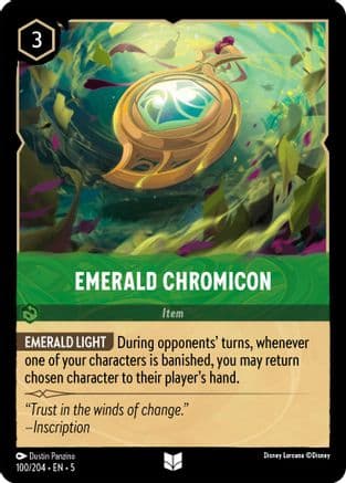 Emerald Chromicon (100/204) [Shimmering Skies] Cold Foil