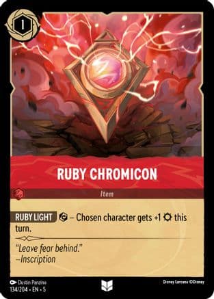 Ruby Chromicon (134/204) [Shimmering Skies] Cold Foil