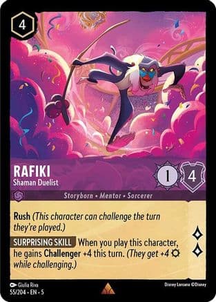 Rafiki - Shaman Duelist (55/204) [Shimmering Skies]