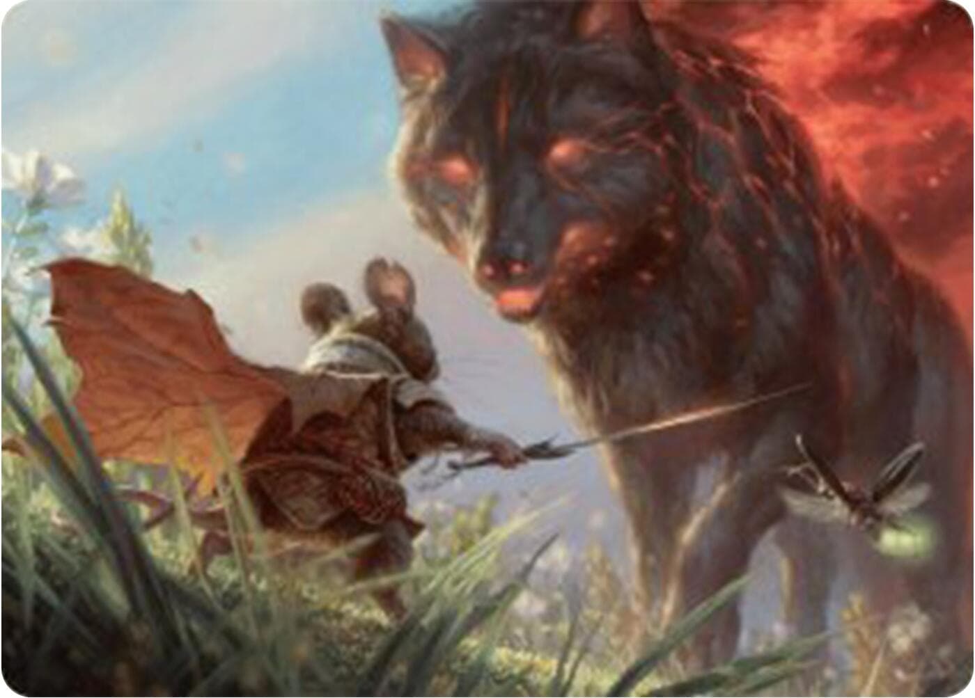 Repel Calamity Art Card [Bloomburrow Art Series] Foil