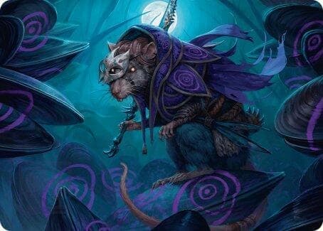 Nightwhorl Hermit Art Card [Bloomburrow Art Series] Foil
