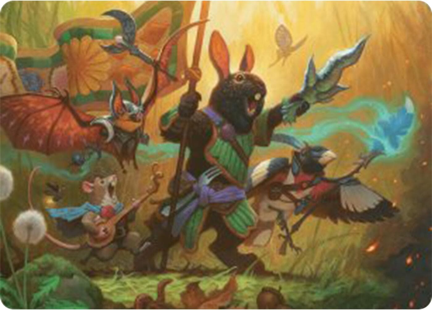 Valley Questcaller Art Card [Bloomburrow Art Series] Foil